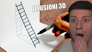 LE ILLUSIONI 3D PIÙ ASSURDE DI SEMPRE [upl. by Seigler485]