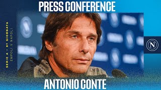 LIVE  La conferenza stampa di Mister Antonio Conte in vista di Empoli  Napoli [upl. by Hannahc308]