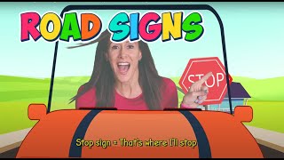 Learn Road Signs Song for Children  Signs Signs Everywhere Patty Shukla Street Signs Road Safety [upl. by Onid]