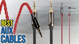 10 Best Aux Cables 2017 [upl. by Ahtela]