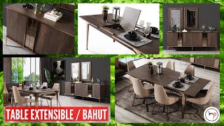 Meubles Plus Algérie Salle a manger Mokka avec table extensible [upl. by Ekul]