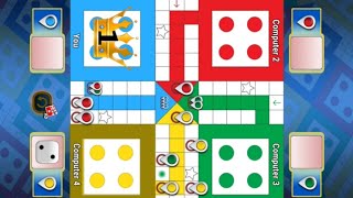 Ludo Game in 4 Players  Ludo King Game in 4 Players  Ludo Gameplay  Ludo Khela ludogame [upl. by Burkhard]