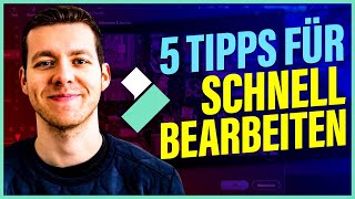 Top 5 VIDEOSCHNITT Tipps für Anfänger  Einfach und Schnell [upl. by Dever]