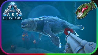 Ark Genesis  Taming and Breeding XMosasaurus 12 Ark Genesis Part 1 DLC [upl. by Catlin]