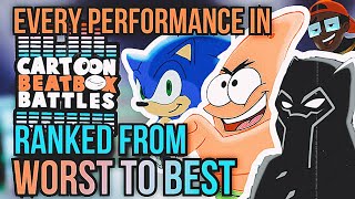 Every Performance in Cartoon Beatbox Battles SEASON 1 RANKED From WORST to BEST 2023 ver [upl. by Eniledam]