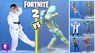 FORTNITE DANCE Challenge 2 by HobbyKidsTV [upl. by Mariette]