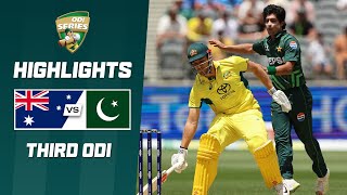 Australia v Pakistan  Third ODI  ODI Series 202425 [upl. by Germayne]