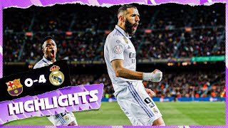 FC Barcelona 04 Real Madrid  HIGHLIGHTS  Copa del Rey [upl. by Droc]