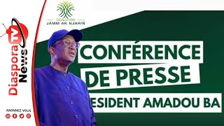 🛑 DIRECT Conférence de presse directe Amadou Ba [upl. by Sturrock]