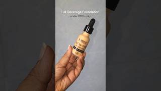 Full Coverage Foundation under 200😱😯🩷makeup amazonfinds ytshorts subscribe [upl. by Callean938]