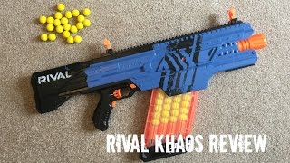 Nerf Rival Khaos MXVI4000 Unboxing Review amp Range Test [upl. by Suchta]