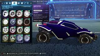 Every Painted Titanium White Wheel Showcase Mid April 2019  Rocket League [upl. by Aenil]