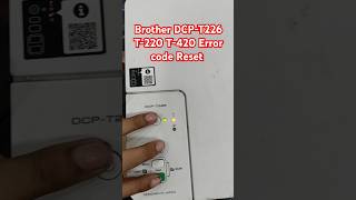 Brother DCPT226 T220 T420 Error Full Reset ink pad brother service printersupportsoftware [upl. by Jacquenetta]