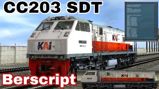 SHARE ADDONS CC203 SDT BERSCRIPT  Trainz Simulator Android RTrans PEMBAJAK ADDONS [upl. by Turro367]