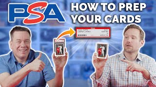 PSA Grading 5 Steps to Prep Your Cards for PSA in 2021 📦💰 [upl. by Machutte]