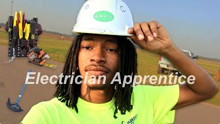 Day in the life of an Electrician Apprentice Vlog☆ Work Job Sites amp Advice [upl. by Anneg716]