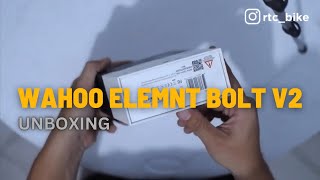 UNBOXING WAHOO ELEMNT BOLT V2 [upl. by Ahsieka]