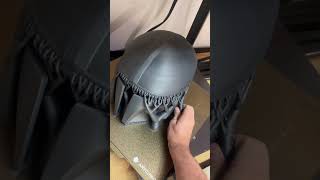 Mandalorian Helmet v2 part 1 3dprinting 3dprinted mandalorian helmet cosplay starwars [upl. by Hershell]