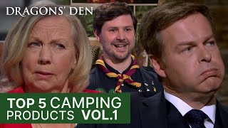 Top 5 Camping Products Pitched In The Den Vol 1  Dragons Den [upl. by Adnical]