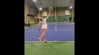 College tennis recruiting video of Fraukje available Fall 2025 [upl. by Margalit424]