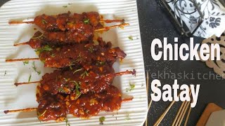 Delhi Darbar Style Chicken Satay Recipe  Restaurant Style Chicken Satay  Zulekhas Kitchen Recipes [upl. by Acinimod394]