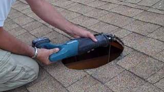 How to install a roof vent part 1 [upl. by Kenlee]