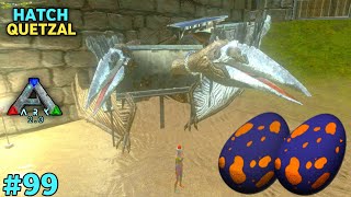 LETS HATCH PURLOVIA QUETZAL DILOPHOSAURUS  ARK MOBILE BRUTAL GAMEPLAY 99 [upl. by Tsirhc]