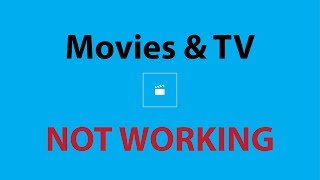 Movies amp TV app not working properly how to solve it  Windows 10 4K [upl. by Barry862]