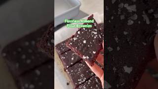 Flourless Sea Salt Brownies [upl. by Yhtir]