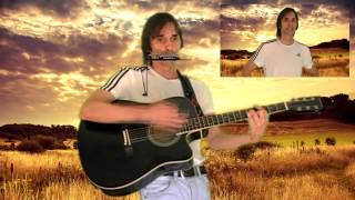 Prision Song Graham NashCoverHarmonica Acoustic Guitar [upl. by Asilahs839]