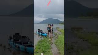 Proserpine Dam Barramundi Fishing from a Kayak 2023 Huge Barra barramundi fishing [upl. by Akcirred]