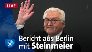 Bericht aus Berlin extra Bundespräsident Steinmeier im Interview [upl. by Surbeck928]