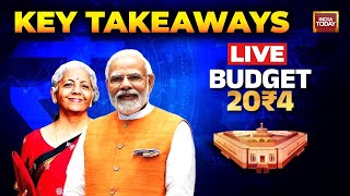 Budget 2024 LIVE Highlights  New Tax Regime Slabs Revised Standard Deduction Hiked By Rs 25000 [upl. by Yonina826]