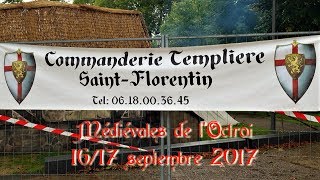 Fête médiévale de SaintFlorentin 2017 Adoubement de chevalier [upl. by Thibaud]