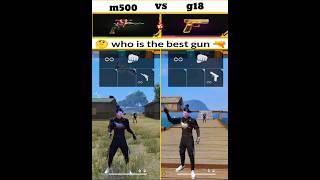 M500 vs G18 skill test 🤯Old Xmate vs Evo Xmate skill test shortfeed freefire foryoufunny [upl. by Ecart]