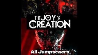 The Joy Of Creation All Jumpscaers TJOC Ignited Collection Gameplay Footage [upl. by Gale65]