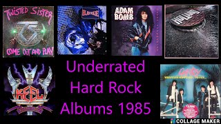 Underrated hard rock albums 1985 [upl. by Filia]