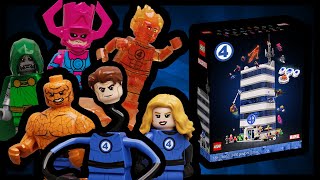 LEGO Marvel Fantastic Four Baxter Building Modular Set Custom Set  76602 [upl. by Nosiram]