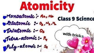 what is atomicity।। class 9th science ।। NCERT।। CBSE ।।ssc preparation [upl. by Dragon261]