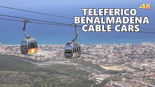 TELEFERICO BENALMADENA  TORREMOLINOS  MALAGA  SPAIN 4K [upl. by Christina]