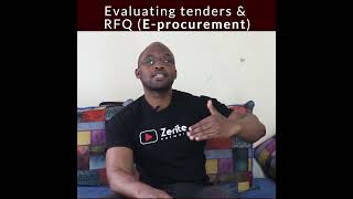 Eprocurement evaluating tenders and RFQS [upl. by Ssecnirp8]