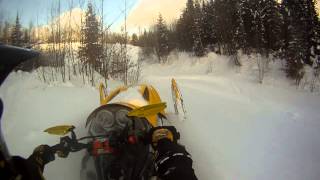 SkiDoo MXZX 600 Playin in Deep POW [upl. by Philip]