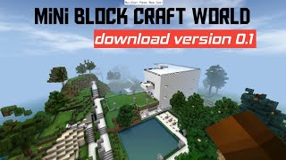 Mini block craft world download version 01 verifygamer [upl. by Aelyk]