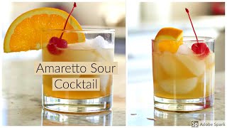 Amaretto Sour Cocktail [upl. by Nob999]