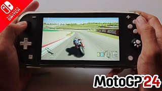 Moto GP 24 Nintendo Switch Lite Gameplay [upl. by Enrique233]