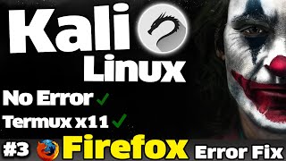 Kali Linux Firefox Not Working  tab just crashed problem in Firefox  Kali Nethunter android [upl. by Wrigley158]