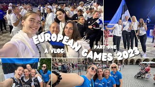 European Games 2023 Vlog  Krakow Old Town Athletes Village and the Opening Ceremony  Part One [upl. by Netsyrc]