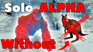 How to do ALPHA MONKEY BOSS Solo on ASA without Procoptodon Alpha megapithecus Solo [upl. by Anirtruc]