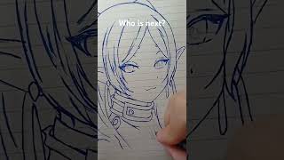 anime art drawing fanart sketch sketching frieren animeedit animeart [upl. by Anivlis329]