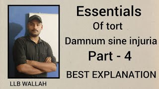 essential of tort part 4 Damnum sine Injuria viralvideo education lawstudent [upl. by Jaehne977]